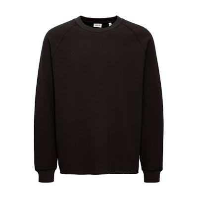 Rundhalspullover SOLID "Rundhalspullover SDMarwin", Herren, Gr. S, schwarz (true schwarz), Obermaterial: 100% Baumwolle CO., Pullover Rundhalspullover