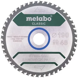 Metabo Sägeblatt steel cut / sandwich panel - classic FZ/FA 4° / - Karton - 628682000