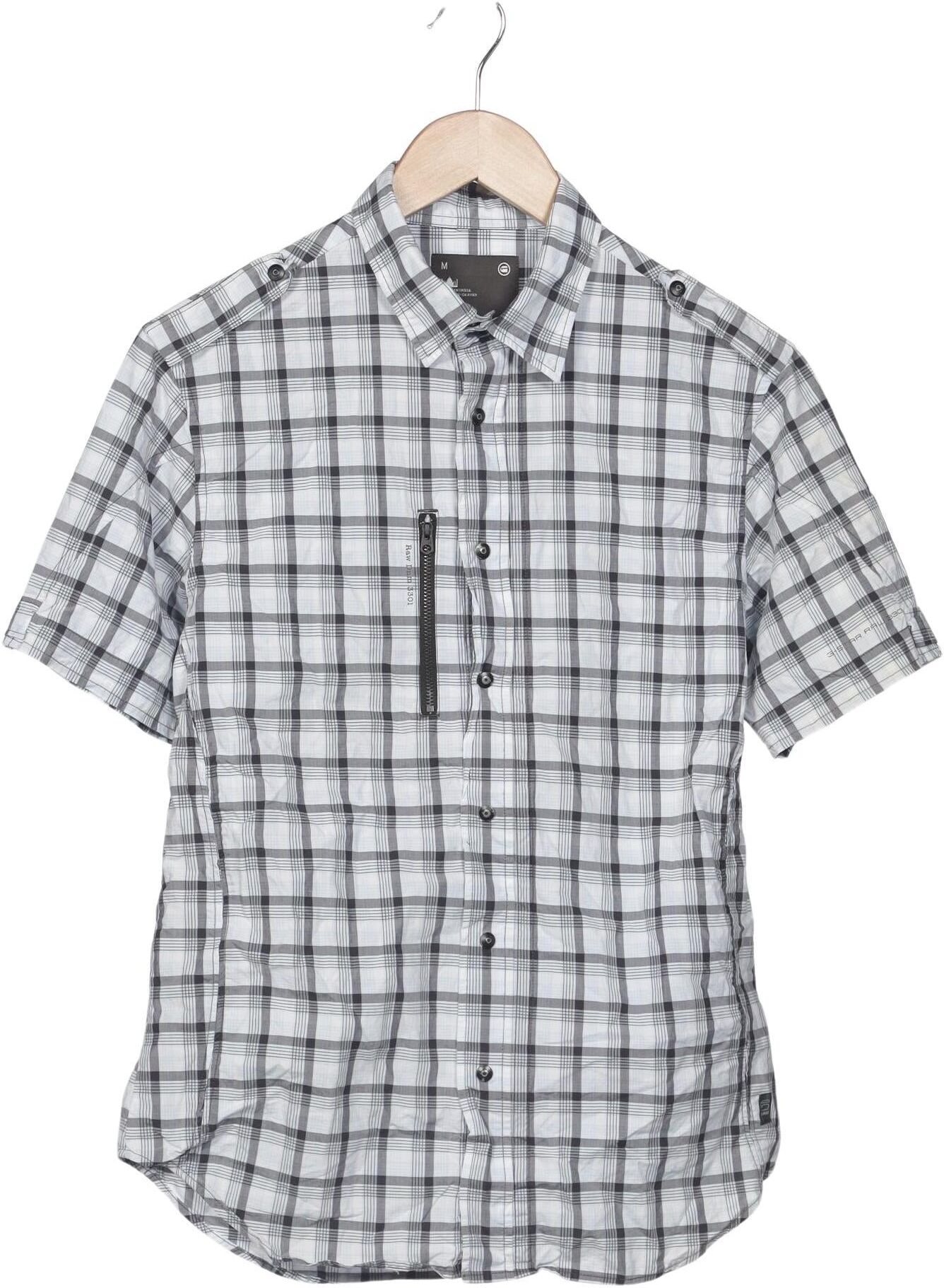 G Star RAW Herren Hemd, Grau, Gr. M, Baumwolle - Second Hand