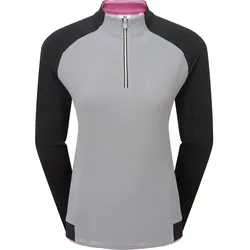 FootJoy Layer Mini Stripe 1/4-Zip, schwarz