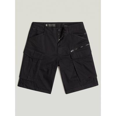 Cargohose G-STAR "Rovic Zip Relaxed Shorts", Herren, Gr. 36, schwarz, Obermaterial: 97% Baumwolle, 3% Elasthan, Hosen Cargohose