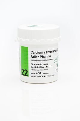 Adler Pharma Produktion und Vertrieb GmbH BIOCHEMIE Adler 22 Calcium carbonicum D 12 Tabl. 400 St 02730441