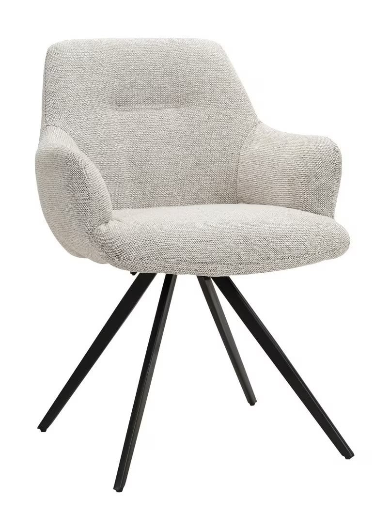 Livingfurn Eetkamerstoel Doreen Sneak Beige - Set van 2