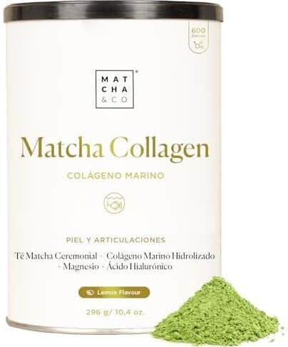 Matcha & CO Matcha Collagen Colágeno Marino Sabor Limón 290g
