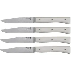 Opinel FACETTE Tafelmesser, Besteck, Weiss, Schwarz