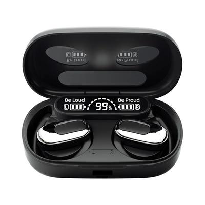 Wireless Bluetooth Earbuds TWS Long Range Clear Sound Low Power Consumption Headphones black