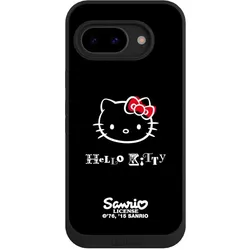 Nivocase Handyhülle für Google Pixel 9a Hülle NIVOpure Case Schwarz Fanartikel Hello Kitty Kawaii (Google Pixel 9a), Smartphone Hülle, Schwarz