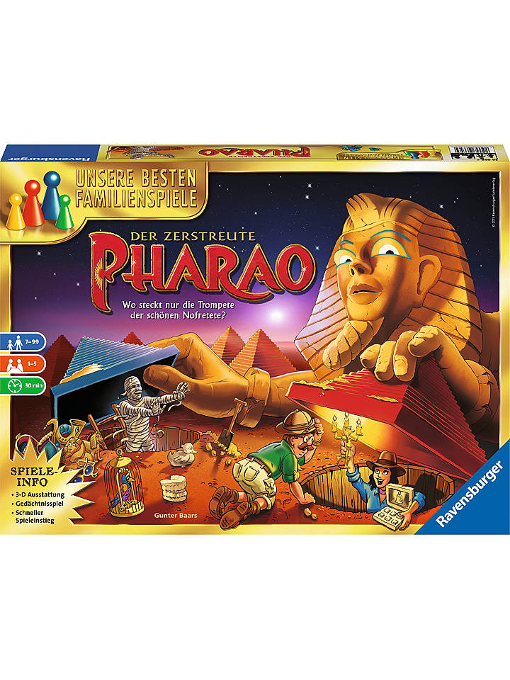 Ravensburger Brettspiel "Der zerstreute Pharao" - ab 7 Jahren - onesize