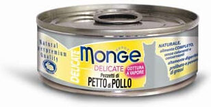 Monge Delicate Cat Lattina Multipack 24x80G PETTO DI POLLO