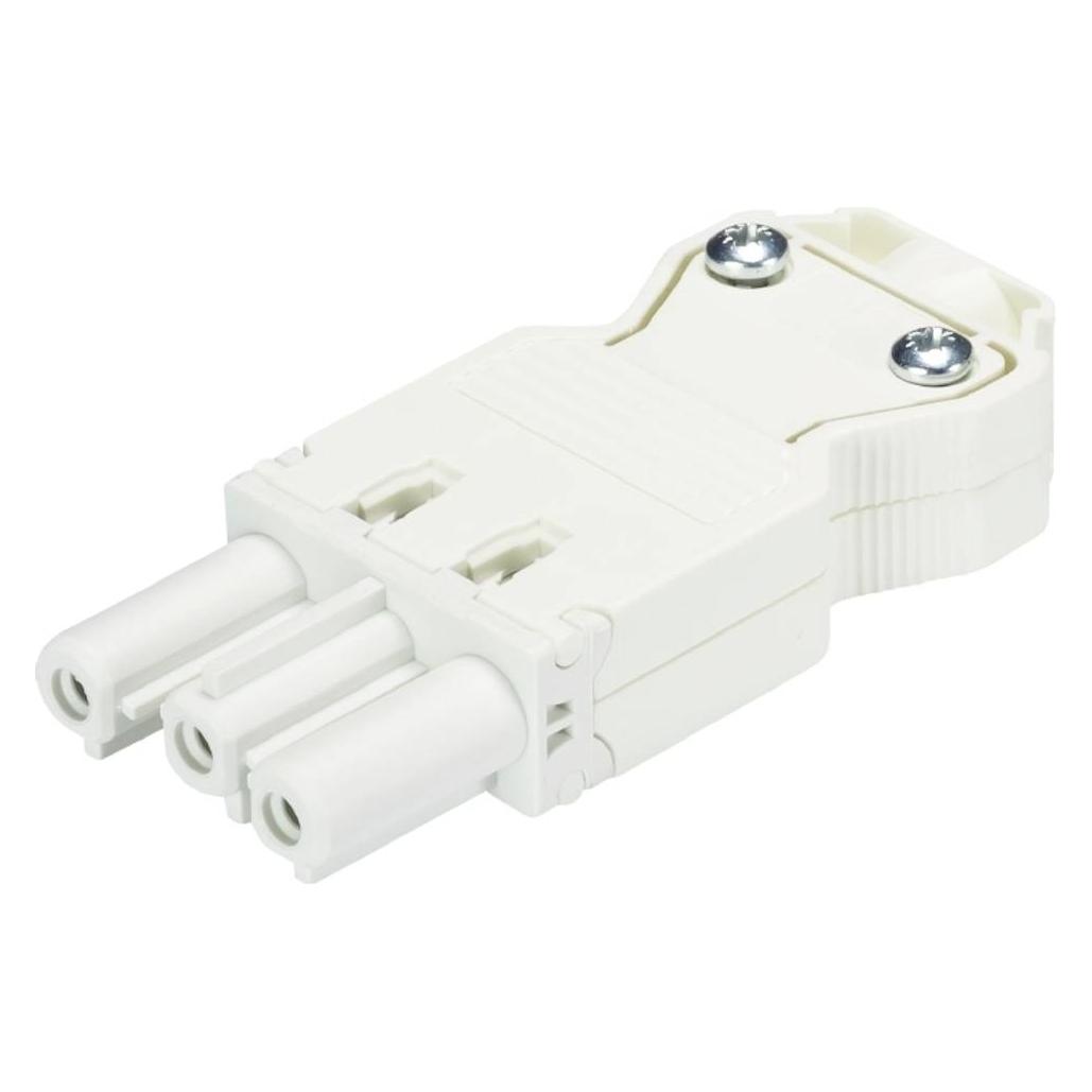 Wieland 92.931.3053.0 GST18/3 Buchse Anschluss Schraube, flach weiss (92.931.3053.0)