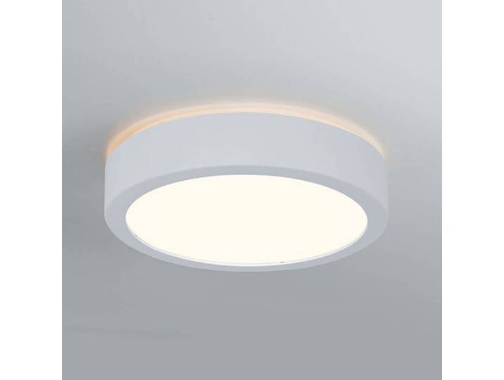 Paulmann LED Deckenleuchte Aviar, dimmbar, weiß / opal, für Badezimmer, Kunststoff, Modern