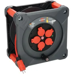 Brennenstuhl, Kabelrolle, Professional Kabeltrommel mit Rundum-Überrollschutz (50 m, 1.50 mm2)