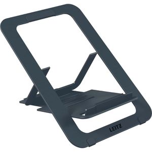 Leitz Laptop-Ständer Ergo, aus Aluminium, bis 17 Zoll, dunkelgrau, neigbar und höhenverstellbar