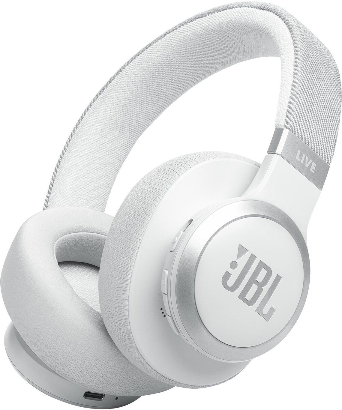 Cuffie microfono bluetooth Jbl JBLLIVE770NCWHT LIVE 770NC White