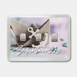 Silberbarren 3g "Segenswünsche zur Taufe" (Flip)