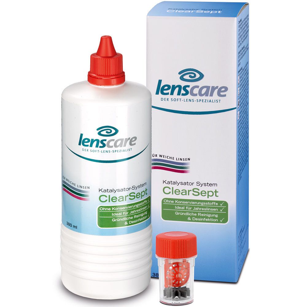 Lenscare ClearSept 380 ml+Behälter 1 St Kombipackung