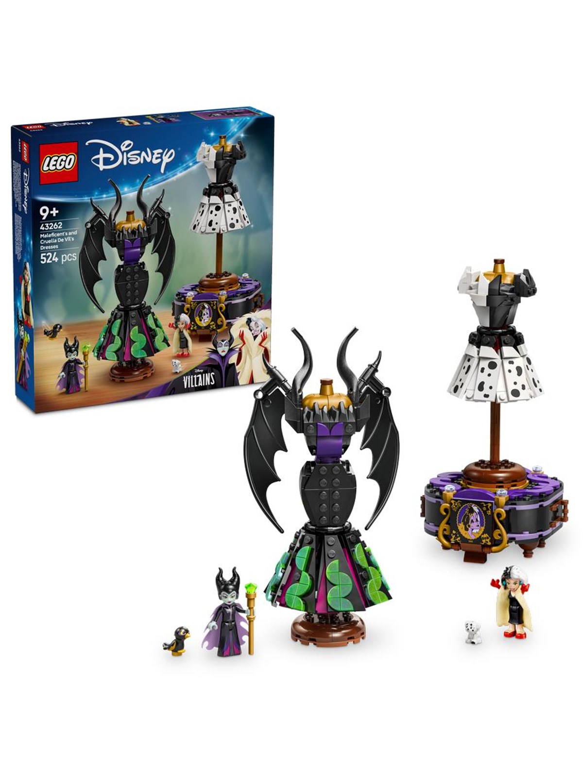 LEGO Disney 43262 Die Kleider von Malefiz und Cruella De Vil