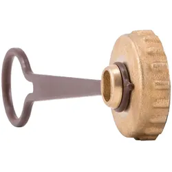 Barberi Stopfen mit Ring (Code xxx xxx Nxx vernickelt) G 3/4'' IG