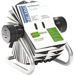 Durable Rollkartei »Visifix« silber, 19.5x12x19 cm