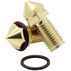 FabConstruct FabConstruct Nozzle Brass 0.8mm für Ultimaker UM3, S3, S5, S5 Pro Passend für (3D Drucker): UltiMaker 3 Brass Nozzle AA RN35483