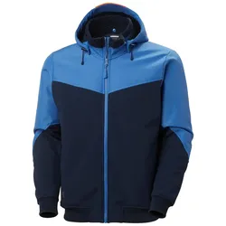 Winter-Softshelljacke "OXFORD" - 4XL - marine/hellblau