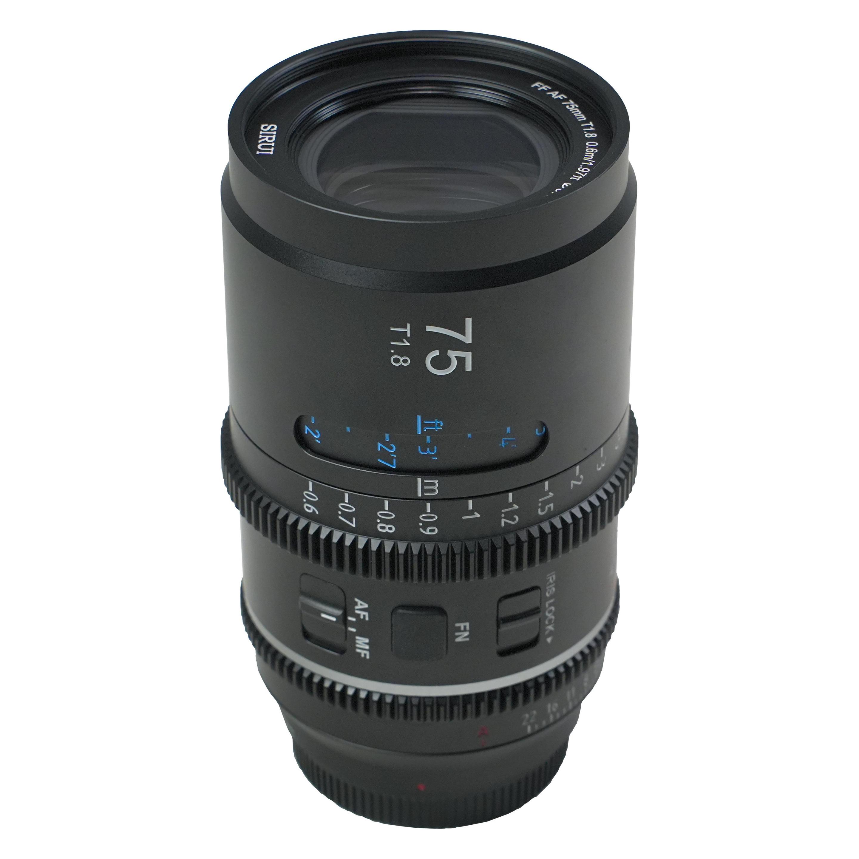 Sirui Astra Series 75mm T1.8 1.33X FullFrame Cine Lens (Z Mount Neutral Flare) (Nikon Z, Vollformat) (65711152)