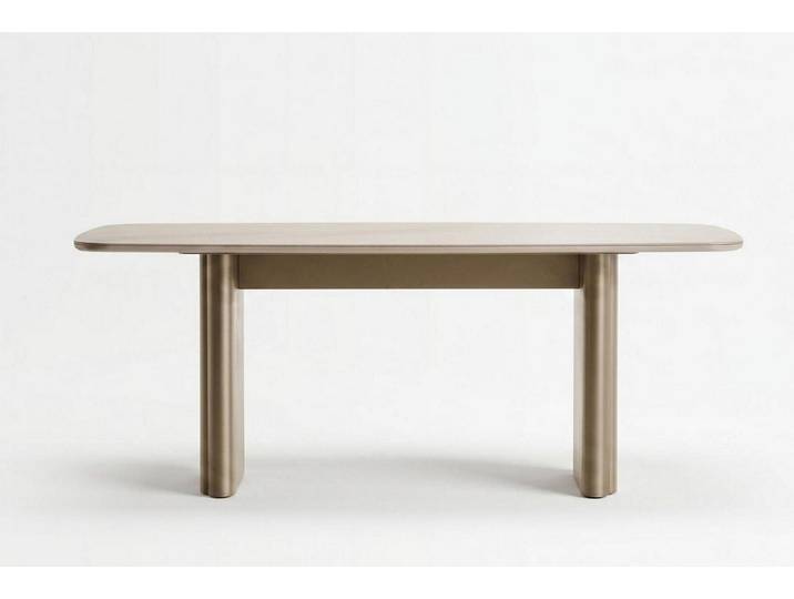 Xlmoebel Esstisch Beiger Esstisch im eleganten, modernen Minimalismus für Ihr, Made in Europa