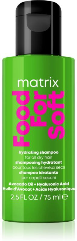 Matrix Food For Soft shampoing hydratant à l'acide hyaluronique 75 ml