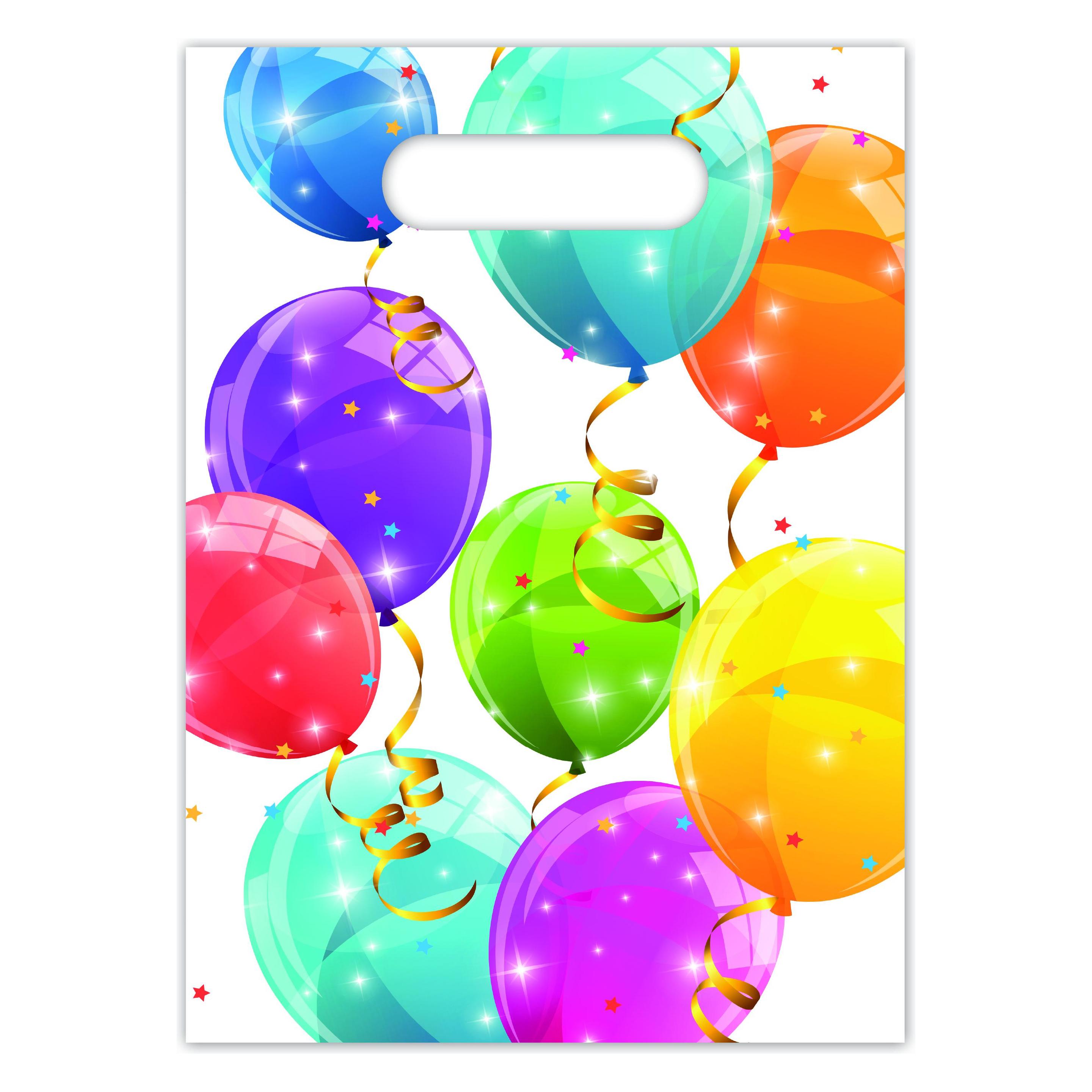 Magni Partytüten Balloons 6er Set 16x23cm (6x) (46987215)