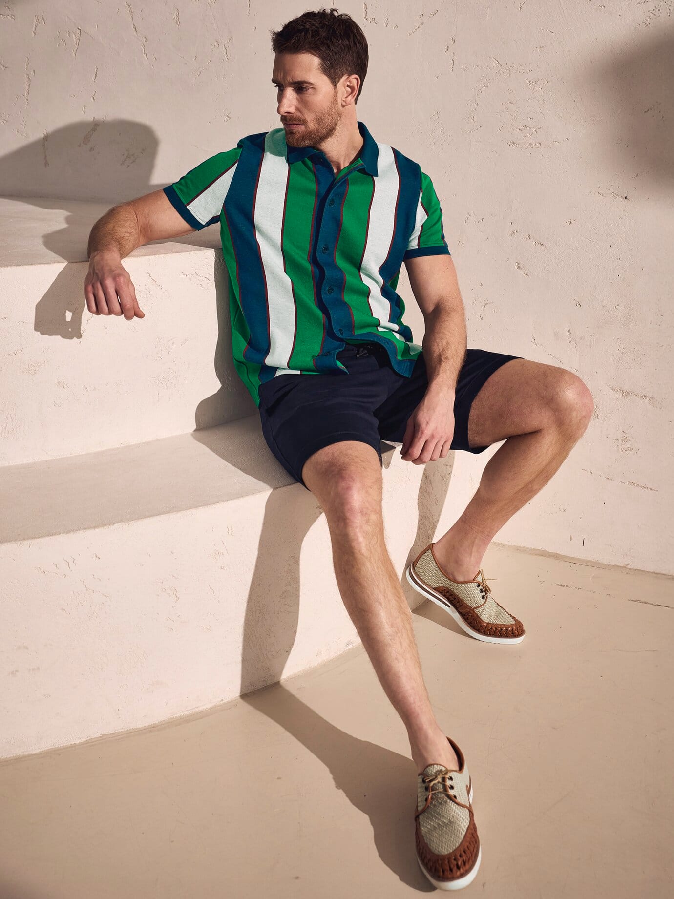 Mey & Edlich Sommerkompass-Shorts Blau S