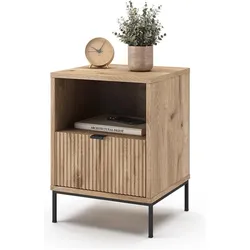 Vicco, Nachttisch, Eliza mit 1 Schublade (40 x 38.10 x 55 cm)