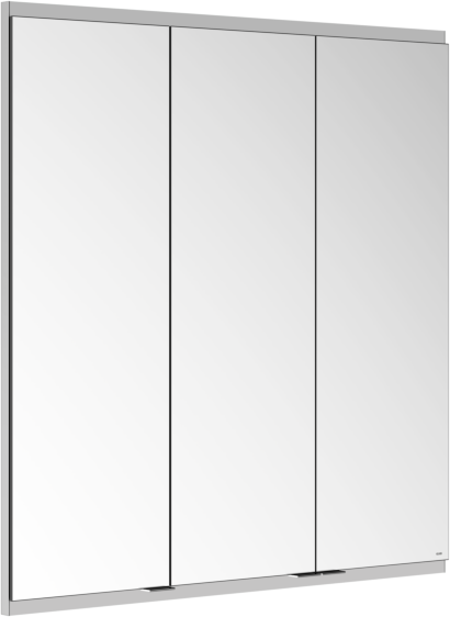 Keuco Royal Modular 2.0 Spiegelschrank 800300091000300 900 x 900 x 120 mm, 1 Steckdose, 1 Doppel-USB-Ladestelle, Wandeinbau, 3-türig