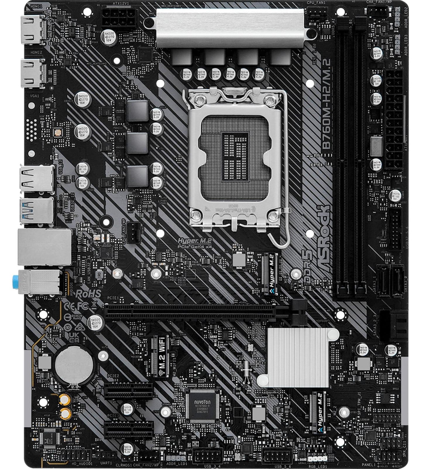 ASRock B760M-H2/M.2 moederbord