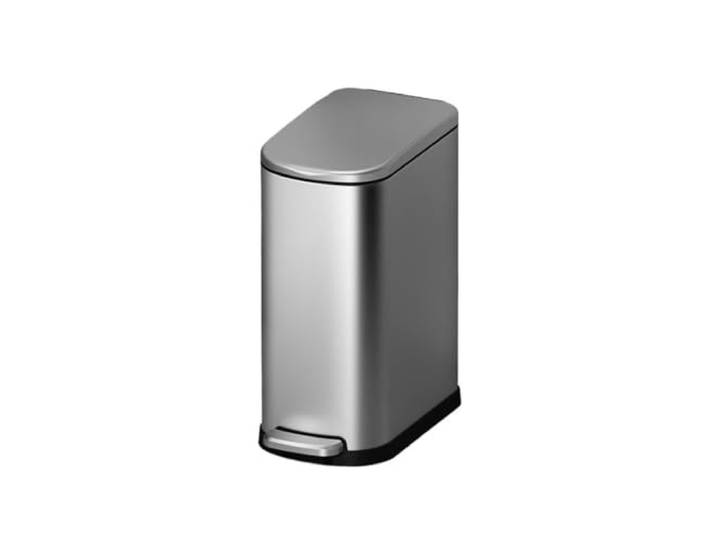 FZL02068LM Badezimmer Fußbetätigter Mülleimer, Bürobadezimmer(Silver)