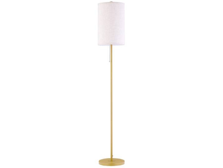 Homcom Stehlampe Leinen Stahl Cremeweiß, Weiß, Textil, E27, 25.5x157x25.5 cm, Lampen & Leuchten, Innenbeleuchtung, Stehlampen