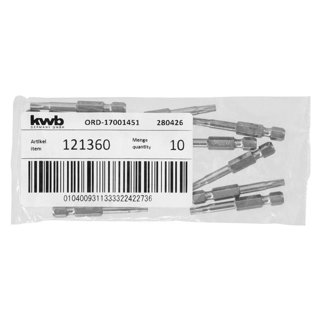 kwb 121360 Sechskant-Bit T 20 Stahl 1 St. (121360)
