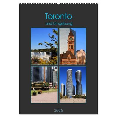 Toronto und Umgebung (Wandkalender 2026 DIN A2 hoch), CALVENDO Monatskalender