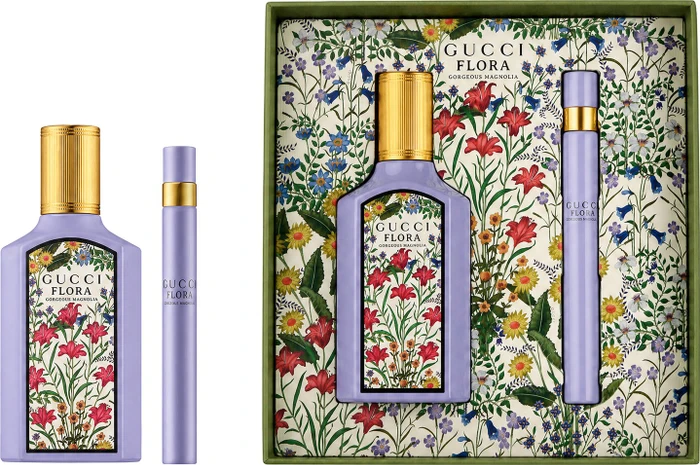 Gucci Flora Gorgeous Magnolia (Parfum Set) (99350188901)