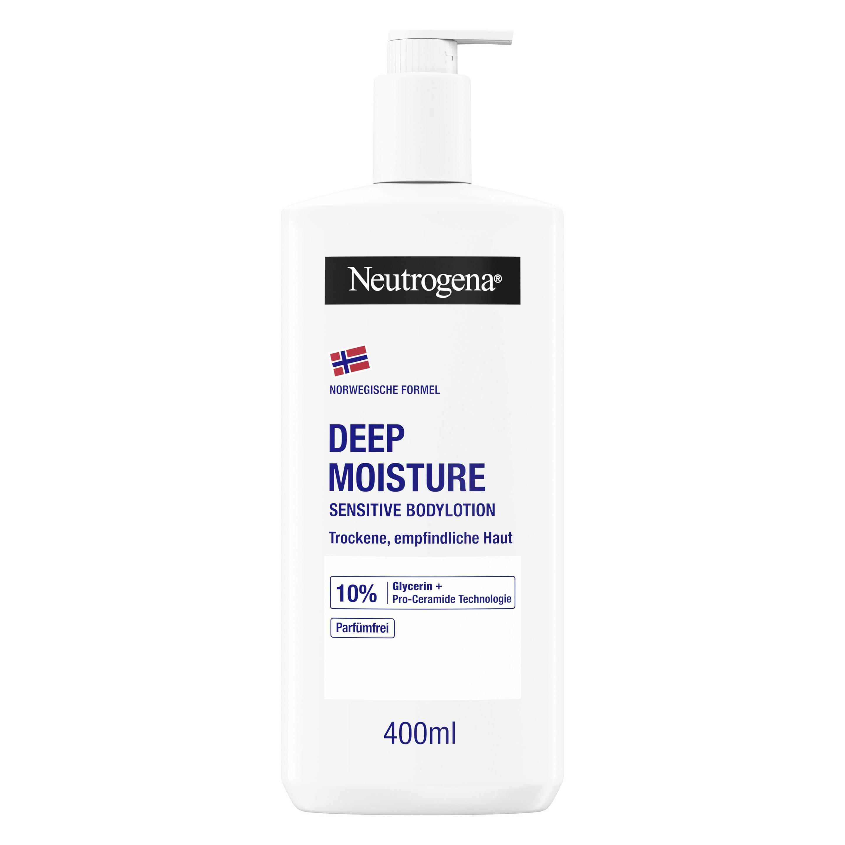 Neutrogena Deep Moisture Bodylotion Sensitive (Körpercreme, 400 ml) (3574660527490)