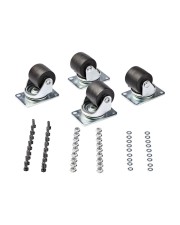 StarTech.com Heavy Duty Casters SET OF 4 Kunststoff Stahl 4er (RKCASTER2)
