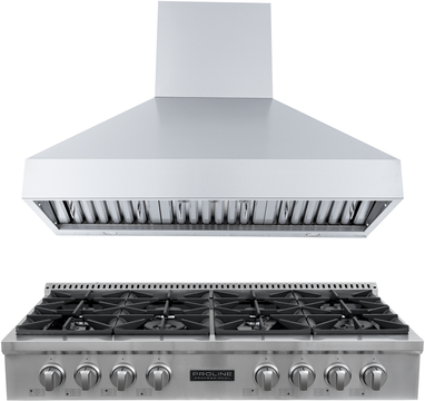Proline Range Hoods "Proline 48"" All-Gas Range + Hood Bundle   Save 10%"