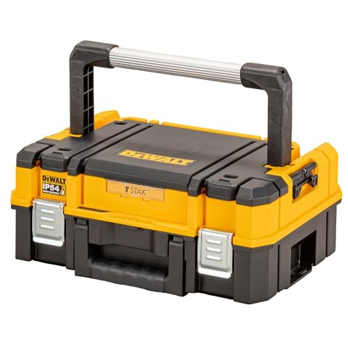 DeWalt TSTAK I gereedschapskoffer met aluminium handvat, zwart/geel