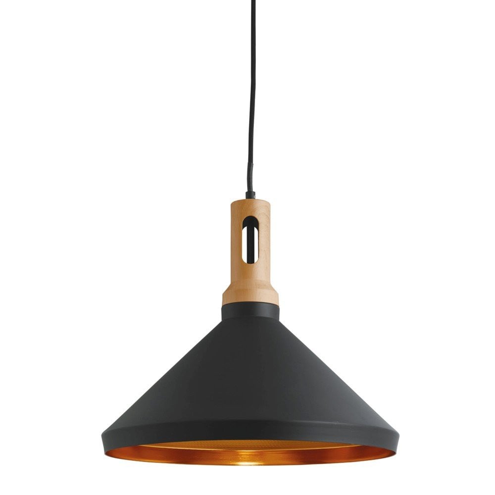 Searchlight Zwarte hanglamp Pendants Ø 35cm