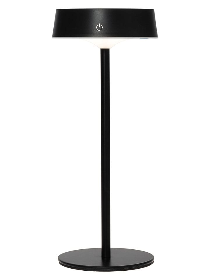 Tarmo LED-Solar-Tischleuchte in Schwarz - (H)32 x Ø 12 cm - onesize