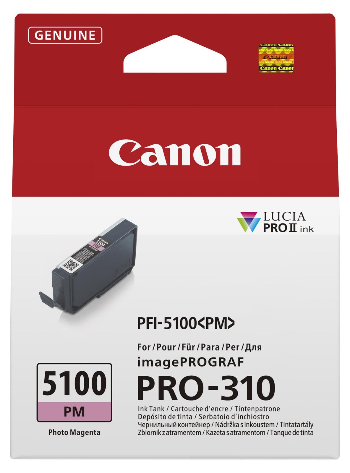 Canon PFI-5100 PM Photo Magenta Inkt voor PRO-310