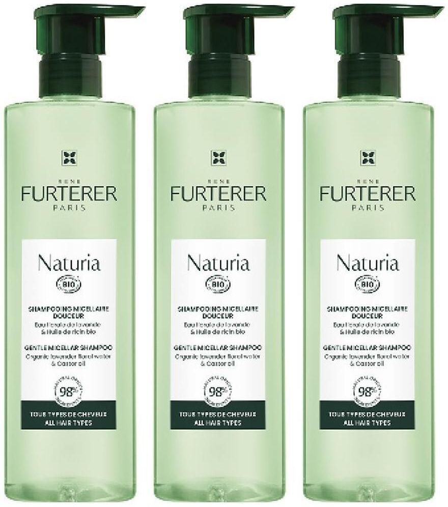 RENE FURTERER Furterer Naturia sanftes Mizellen-Shampoo x3 3x400 ml Shampoo