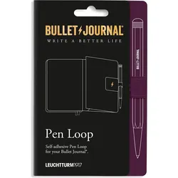 Selbstklebender Stifthalter Bullet Journal, lila