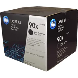 2 HP Toner CE390XD 90X Doppelpack schwarz