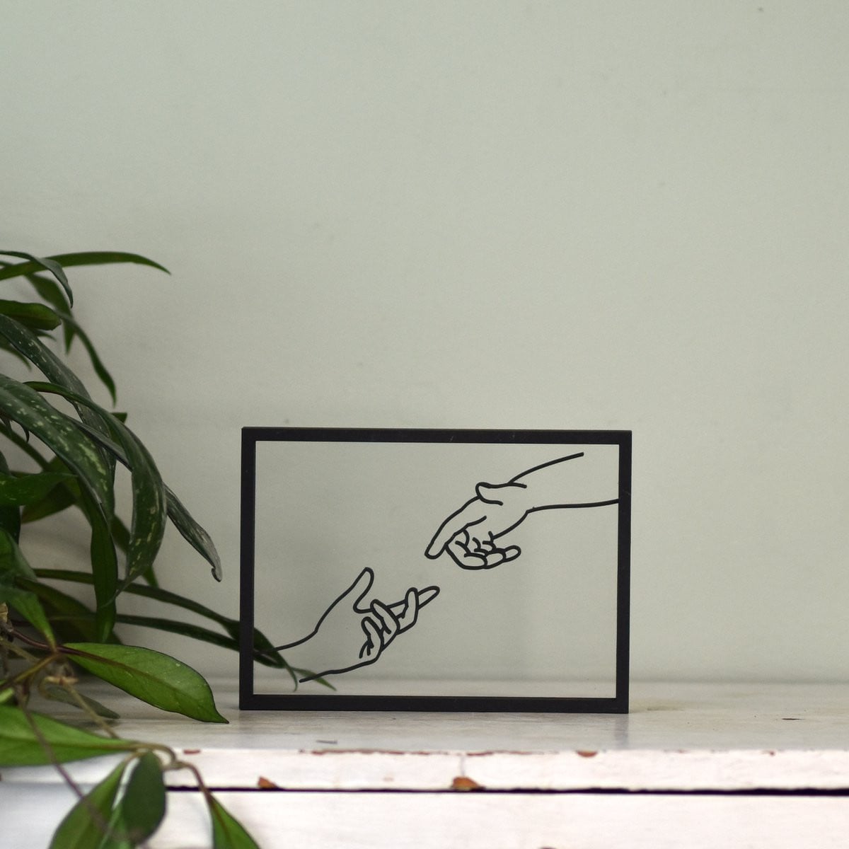 Houten lijstje Floating Frames Aanraking