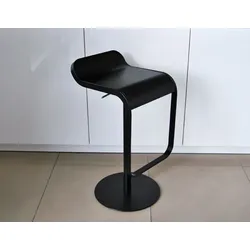 lapalma LEM Barhocker 55-67 cm, Gestell schwarz lackiert